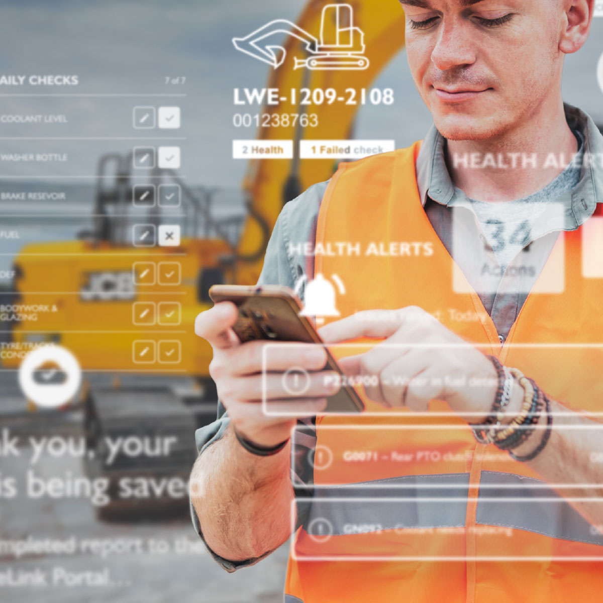 JCB machine care