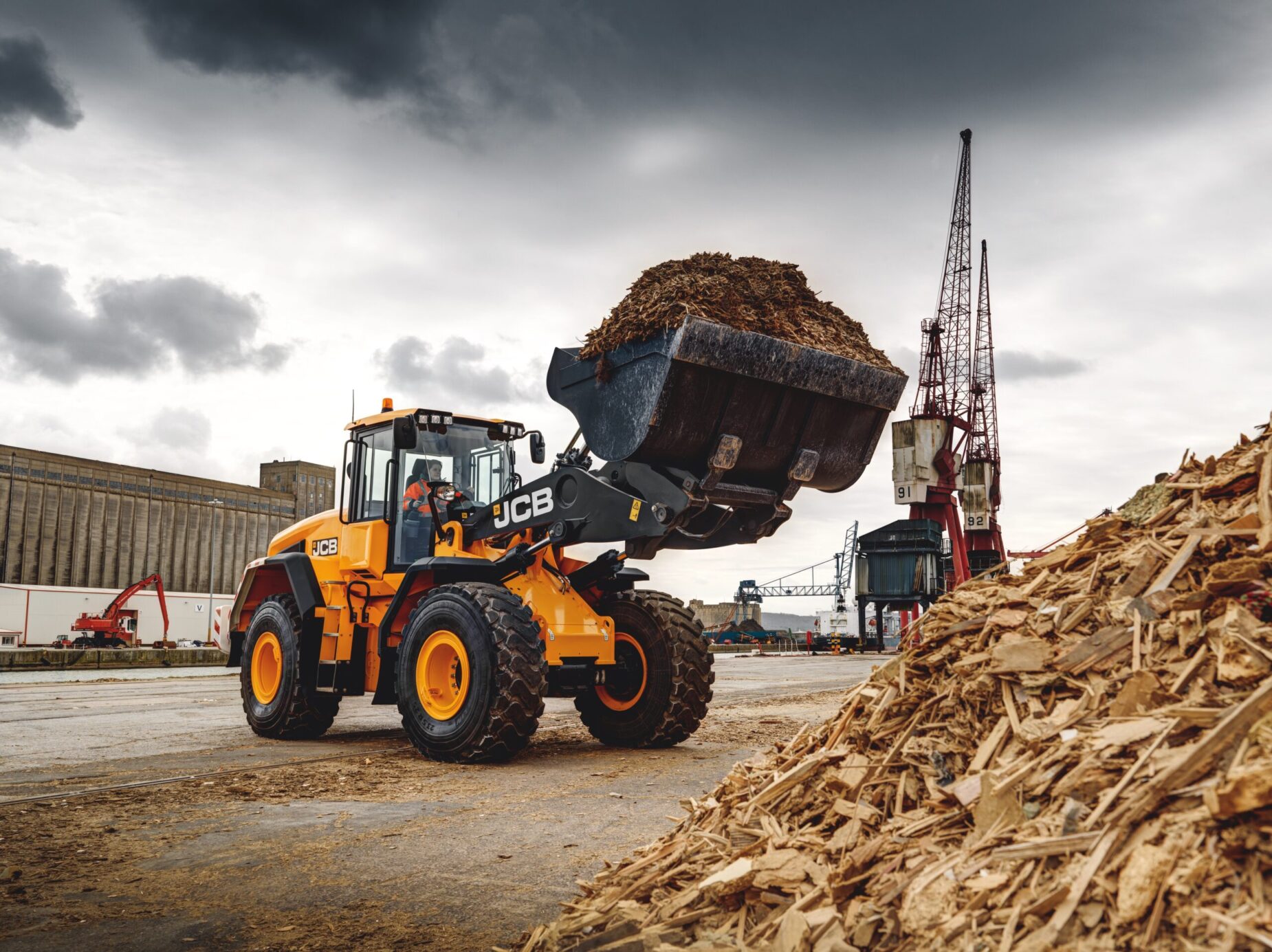 457 wheel loader Intelliweigh jcb